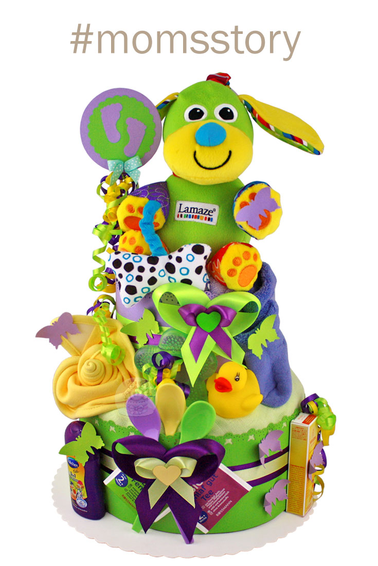 Tarta de pañales perrito para niños N.º 1.139