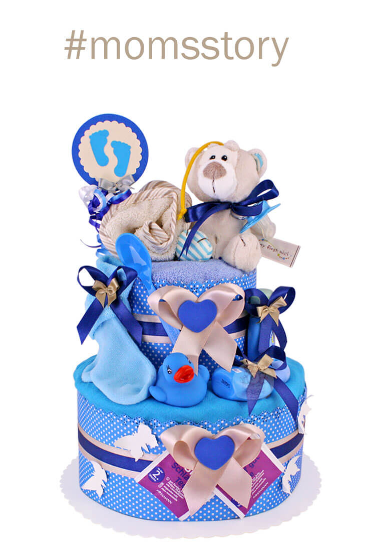 Tarta de pañales osito teddy para niños N.º 1.141