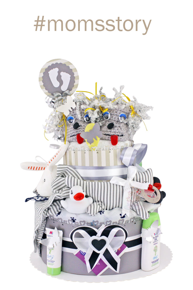 Tarta de pañales perrito unisex N.º 1.144
