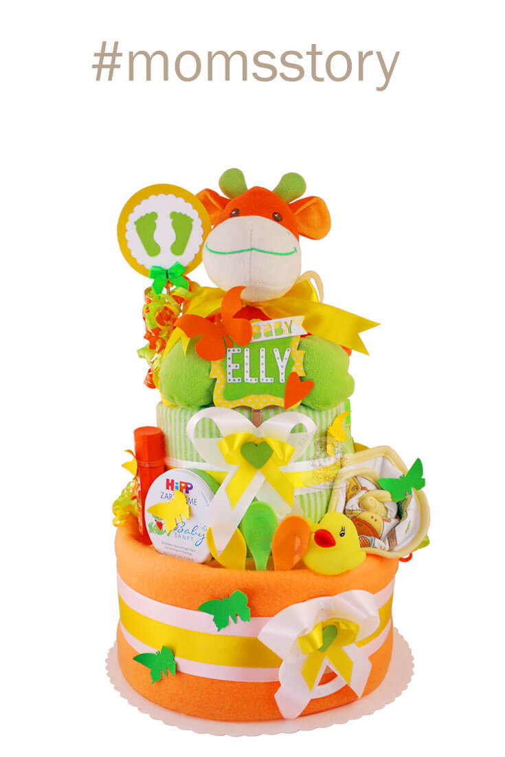 Tarta de pañales vaca unisex N.º 1.153