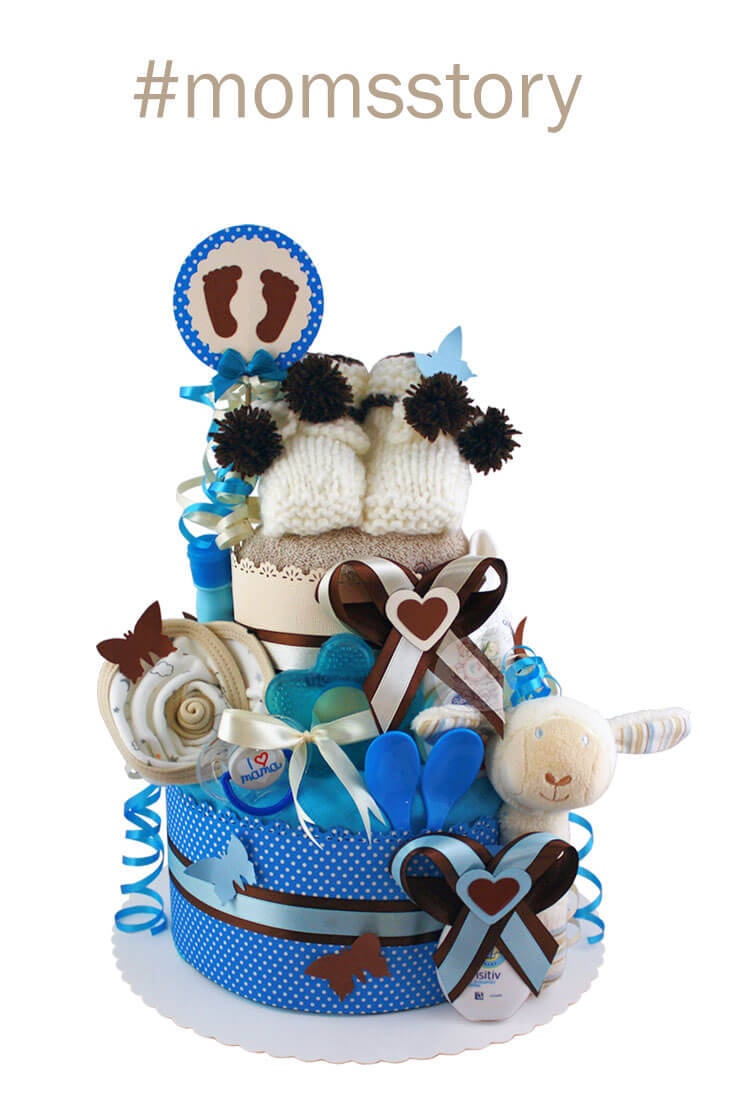 Tarta de pañales para niños N.º 1.158