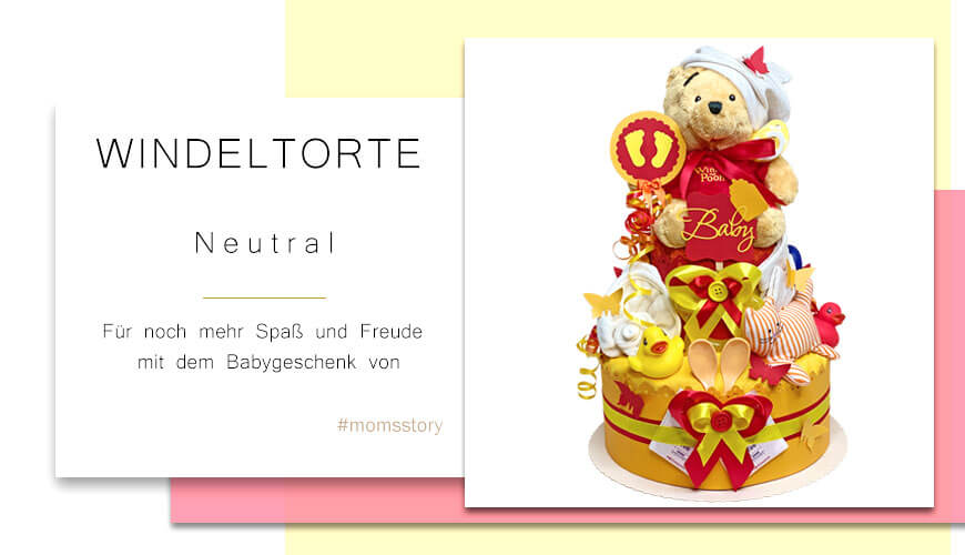 Tarta de pañales neutra N.º 1.175 Winnie the Pooh, Disney
