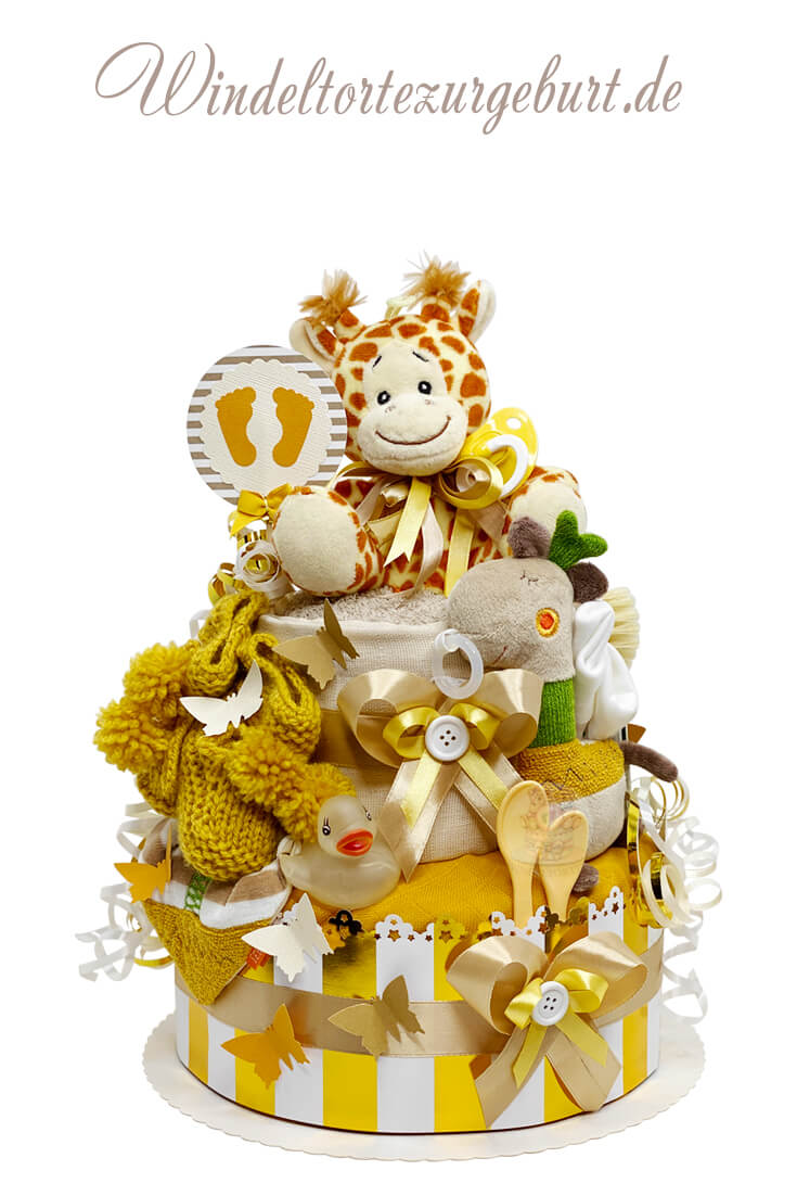 Tarta de pañales unisex 1.180 Jirafa