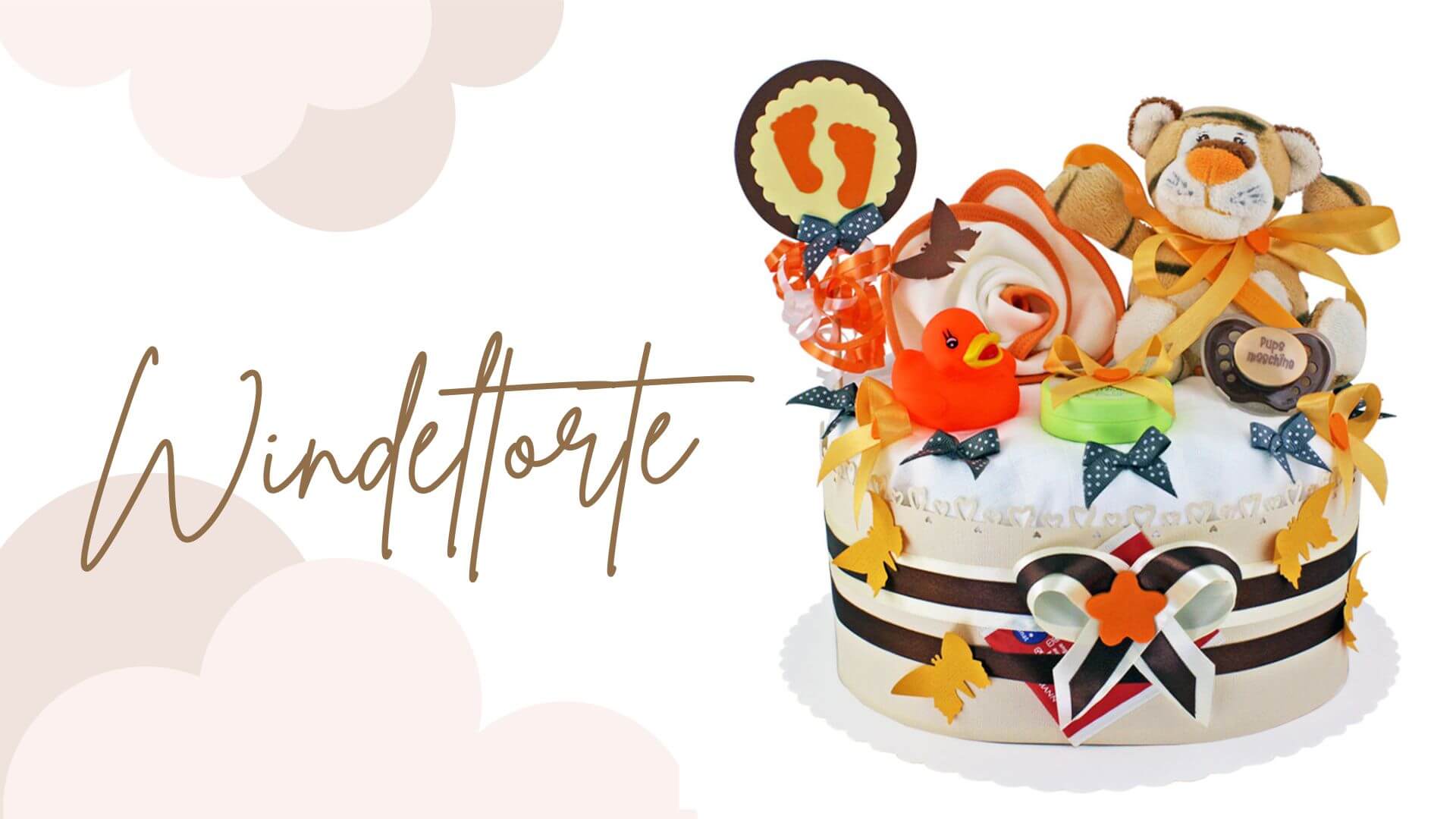 Tarta de pañales Winnie the Pooh unisex N.º 1.206