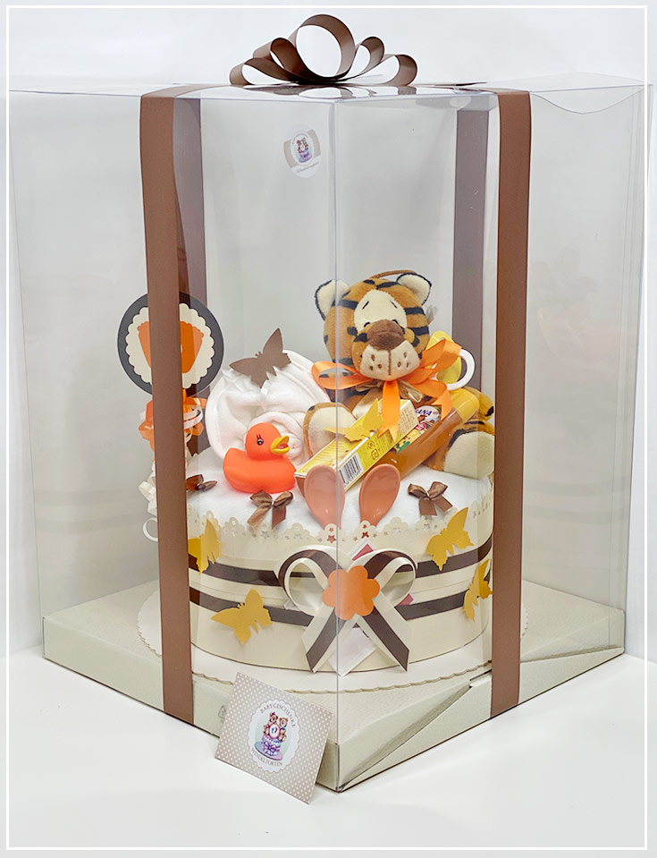 Tarta de pañales Winnie the Pooh unisex N.º 1.206