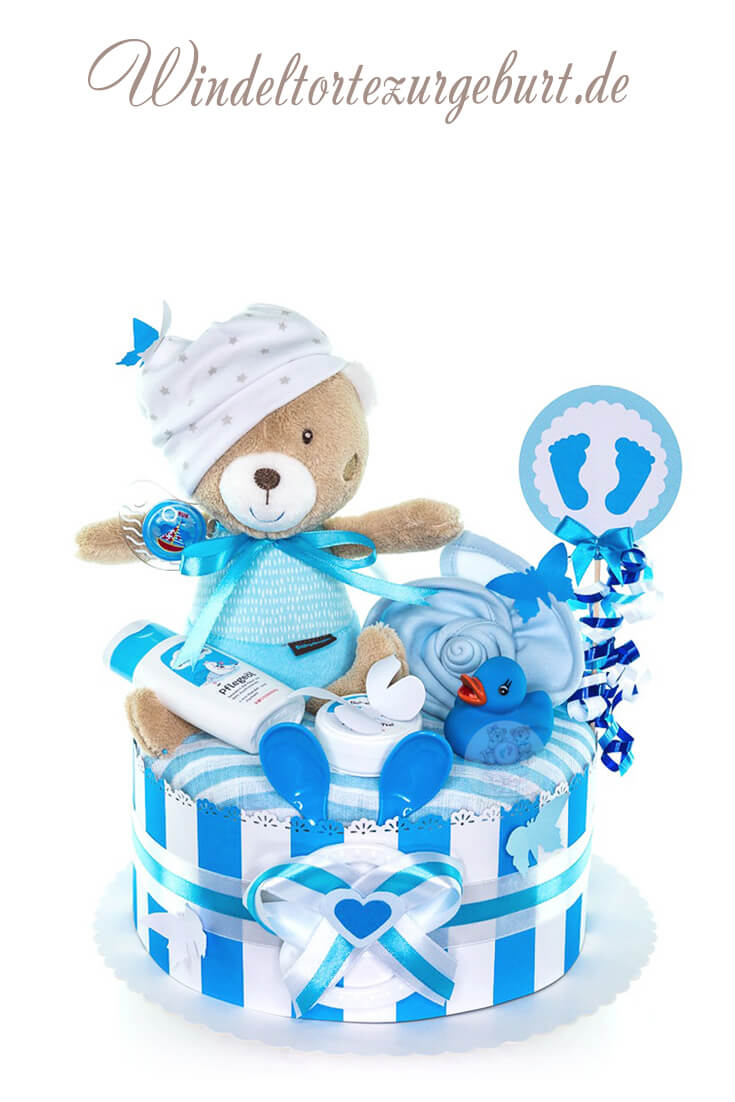Tarta de pañales osito para niños N.º 1.213