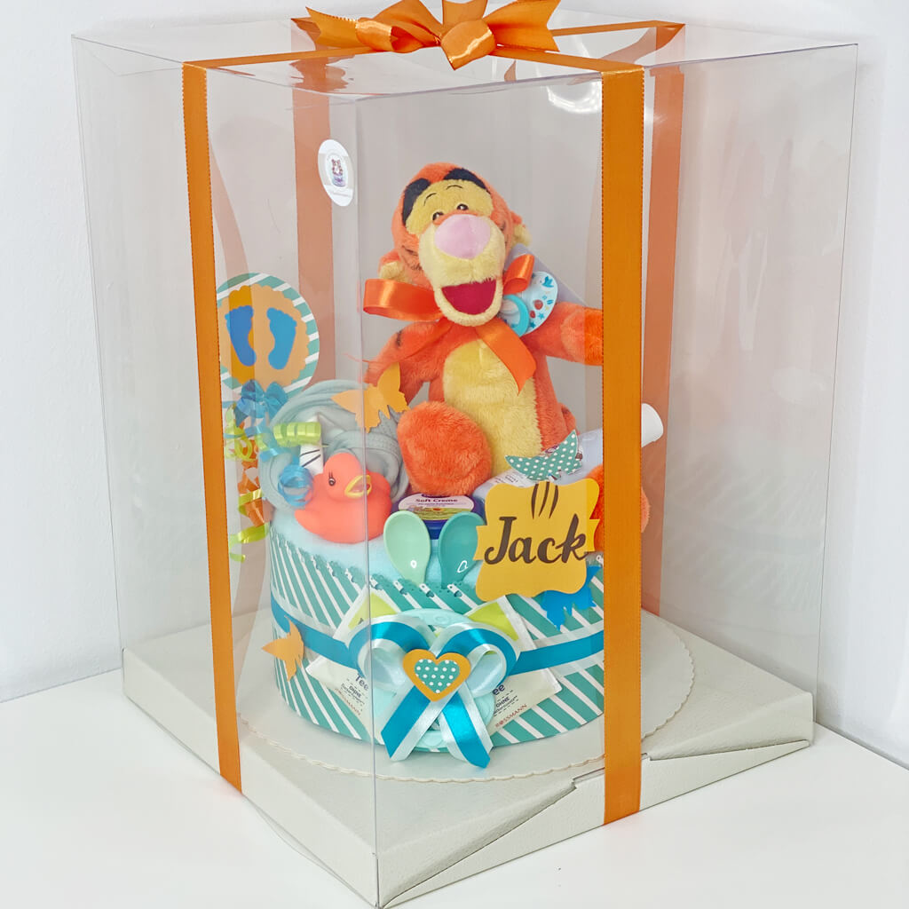 Tarta de pañales Winnie the Pooh para niños N.º 1.217