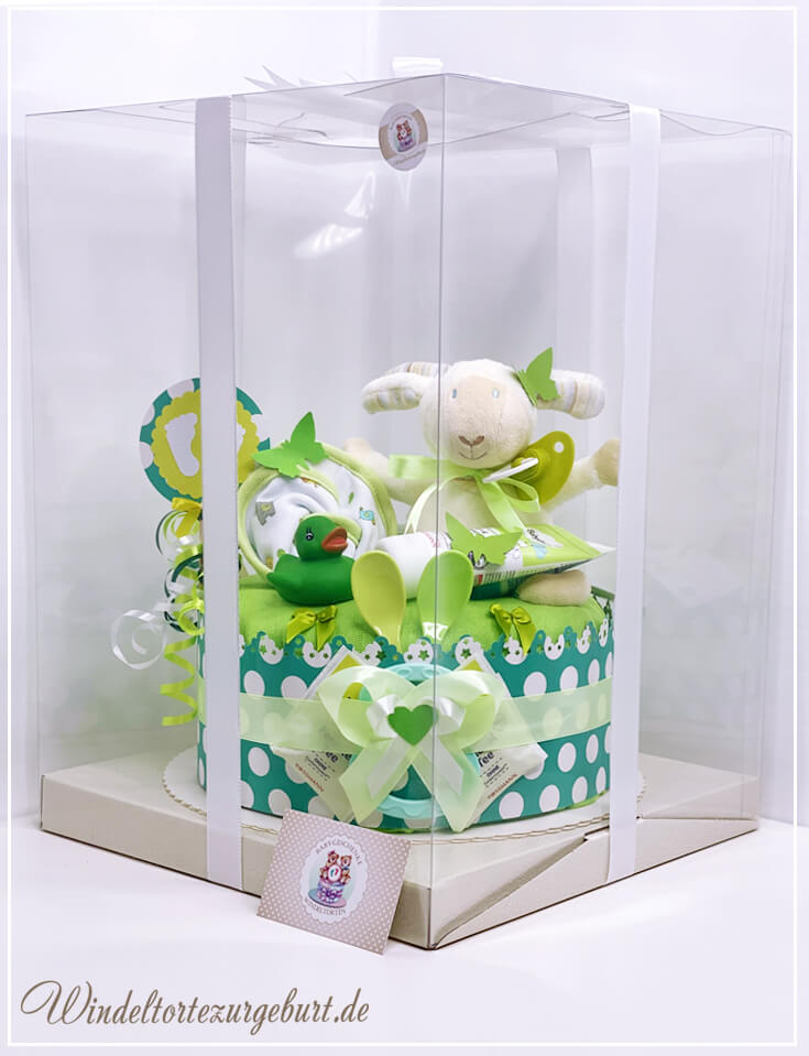 Tarta de pañales Ovejita unisex N.º 1.226