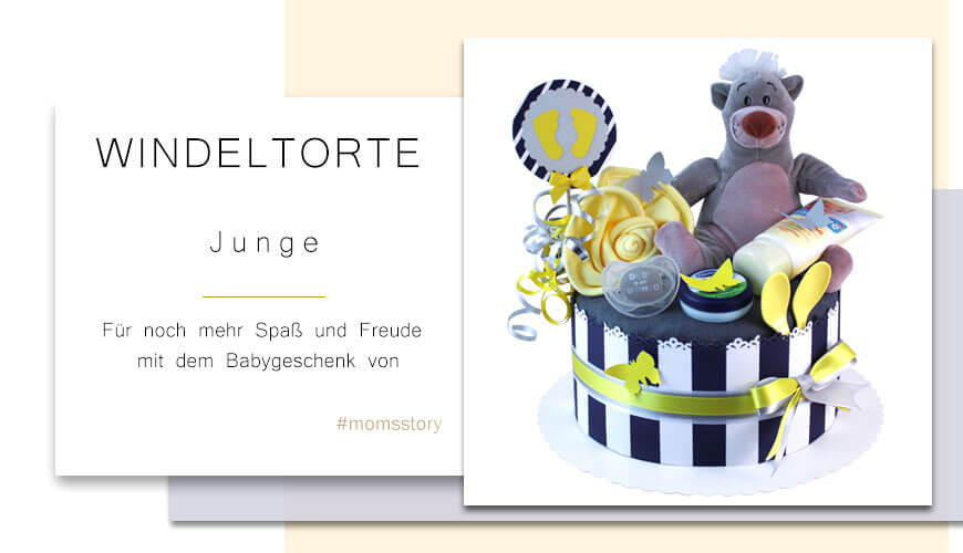 Tarta de pañales Osito Teddy para niños N.º 1.239