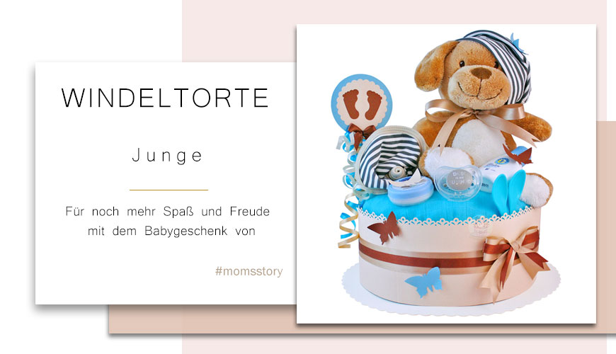 Tarta de pañales perrito para niños N.º 1.247