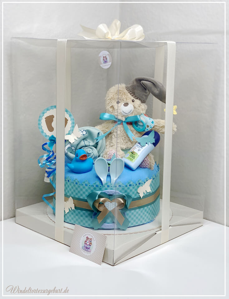 Tarta de pañales para niños 1.255 Osito Teddy