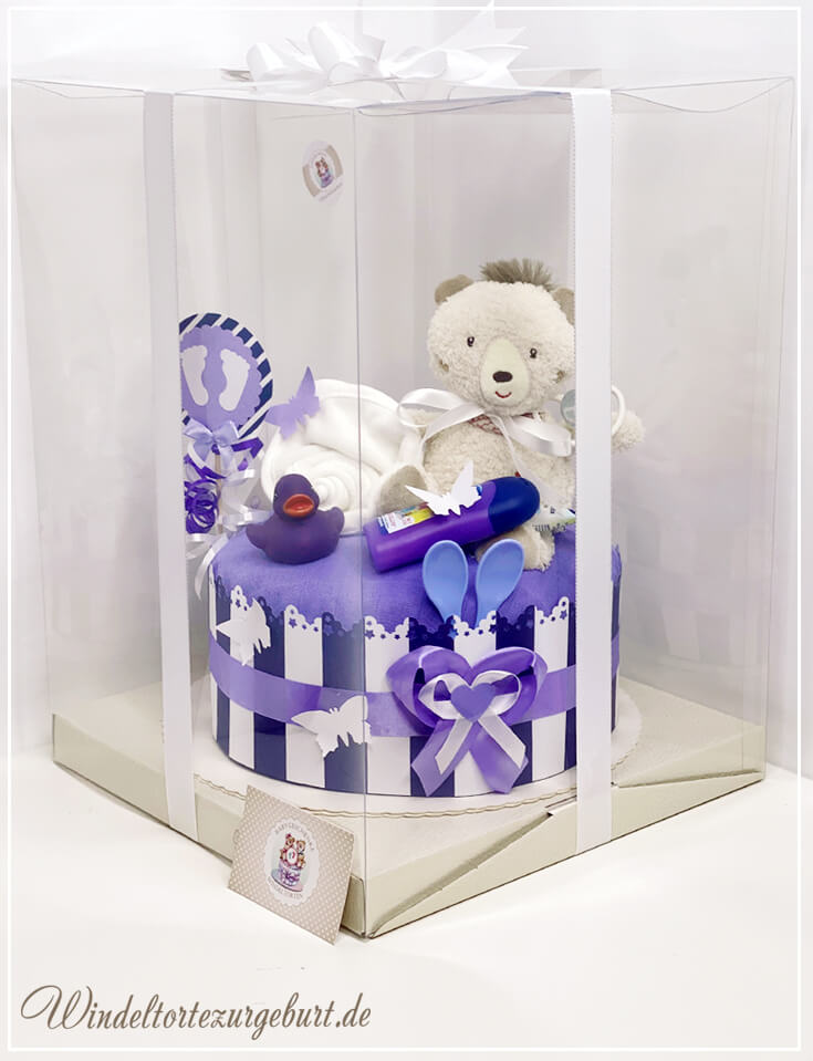 Tarta de pañales unisex 1.256 Oso