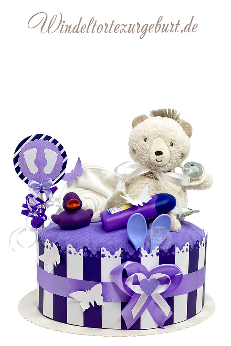 Tarta de pañales unisex 1.256 Oso
