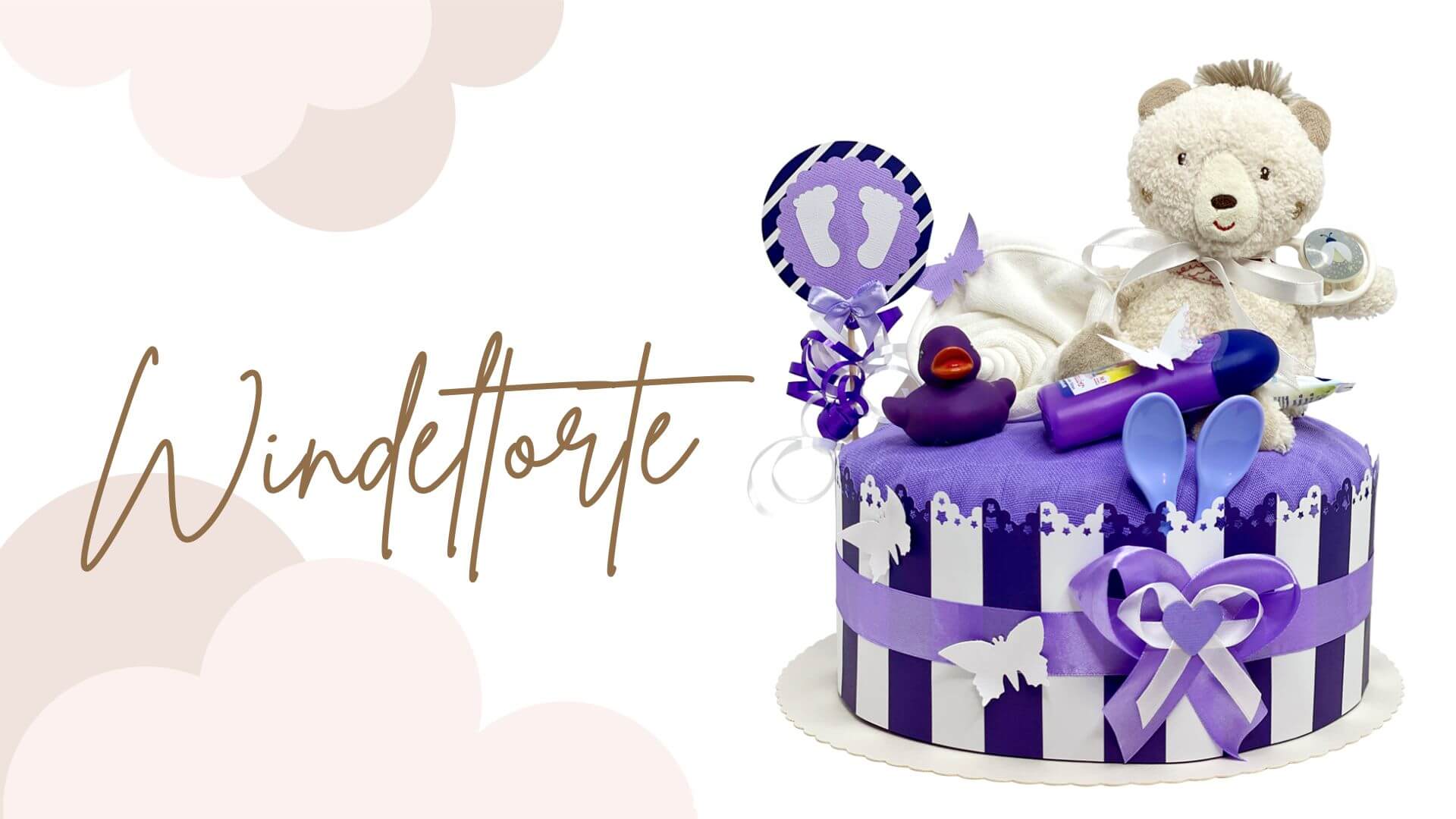 Tarta de pañales unisex 1.256 Oso