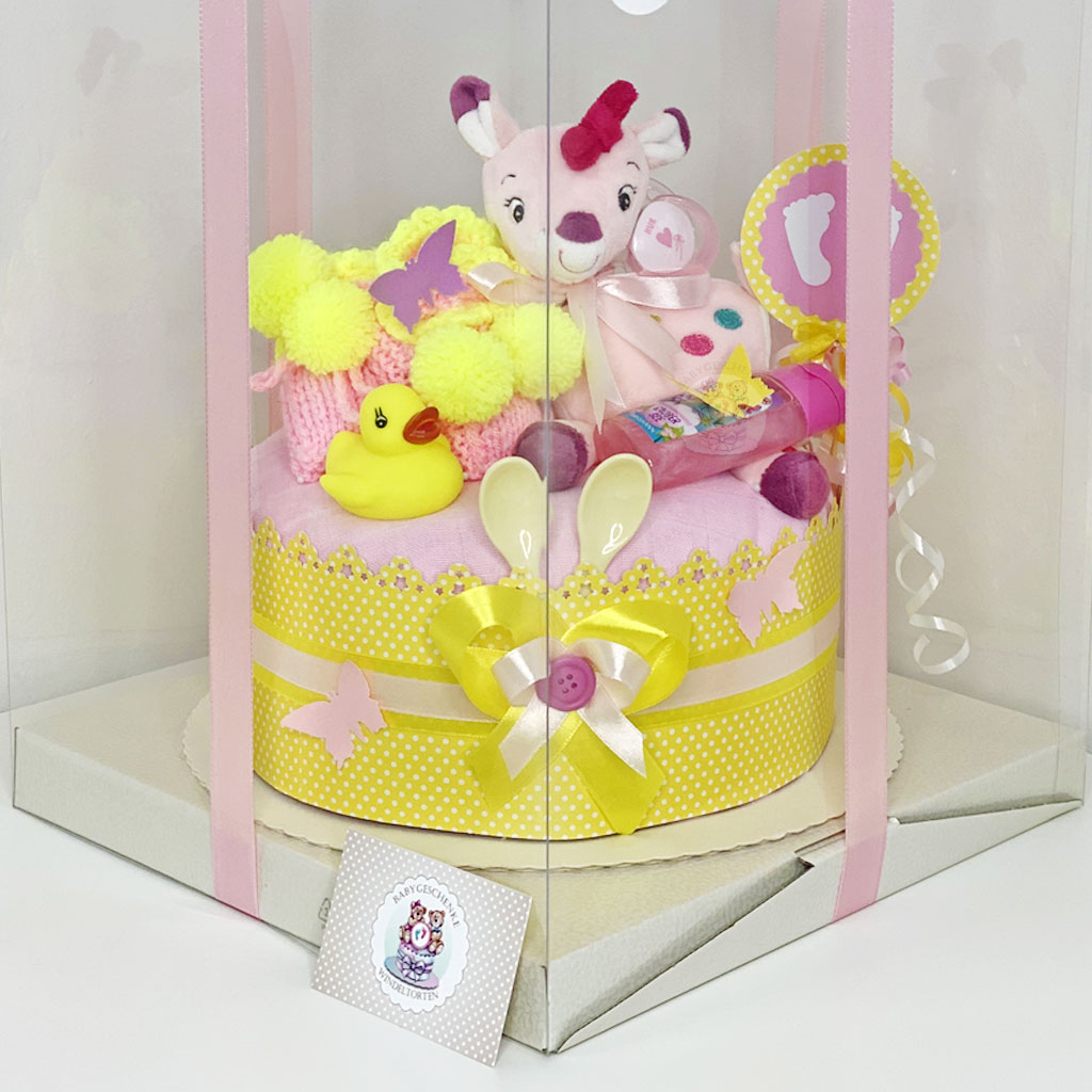 Tarta de pañales para niñas 1.257