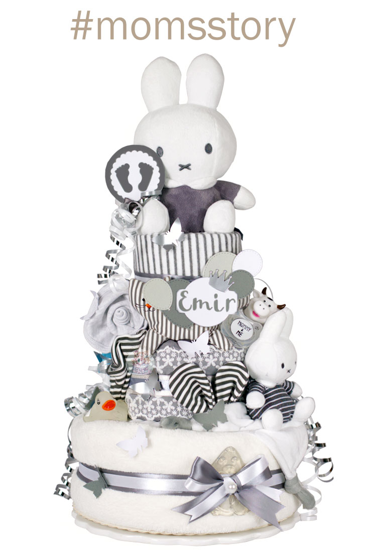 Tarta de pañales para niños 1.427